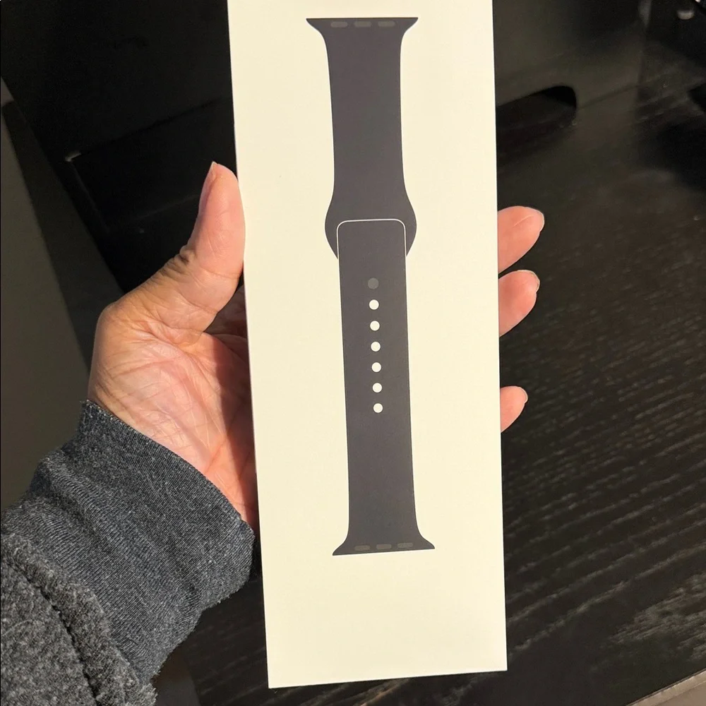 Apple Black Sport Band for Apple Watch - Silicone Wristband